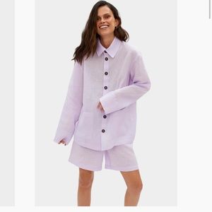 Daily Sleeper Lavender Linen Sleep Set